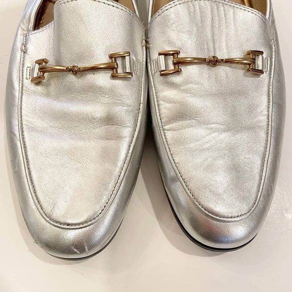 Sam Edelman Loraine Horsebit Loafer Soft Silver slip on size 9 - Picture 4 of 8